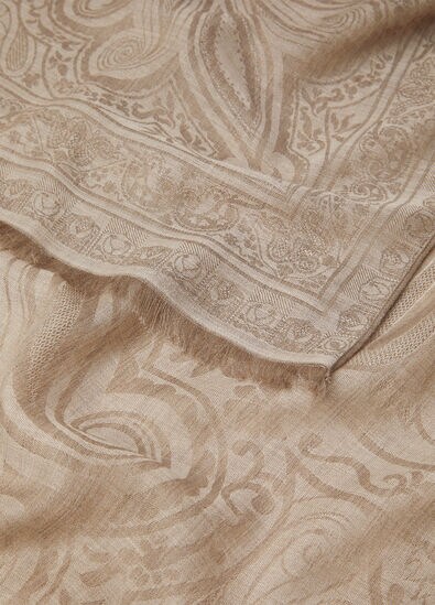 STOLA JACQUARD CASH SILK