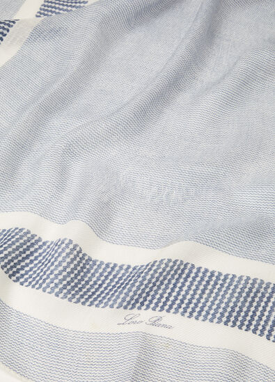 MAREA FOULARD 90 SILK LINEN