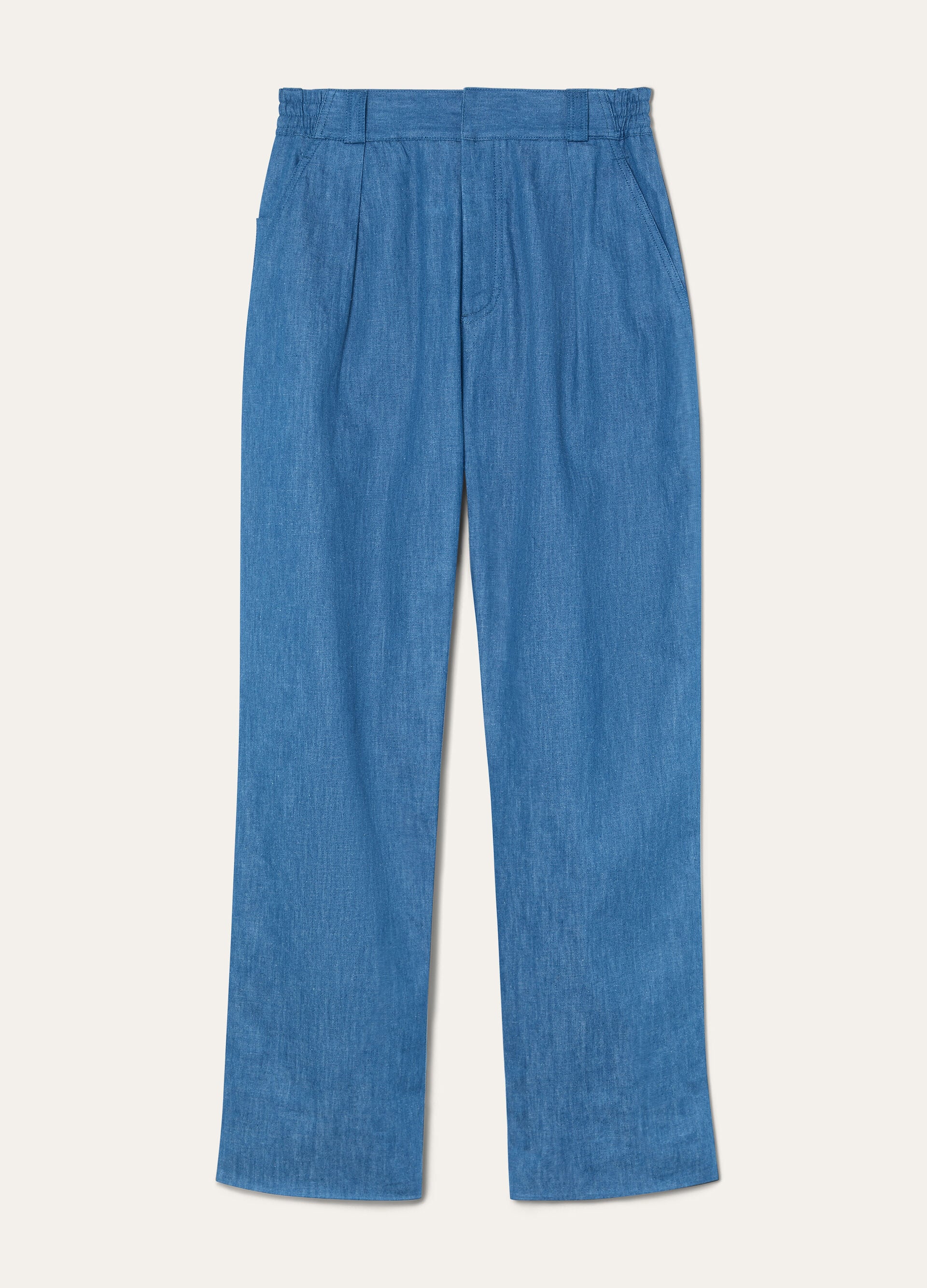 HURLEY TROUSERS LINEN CHAMBRAY