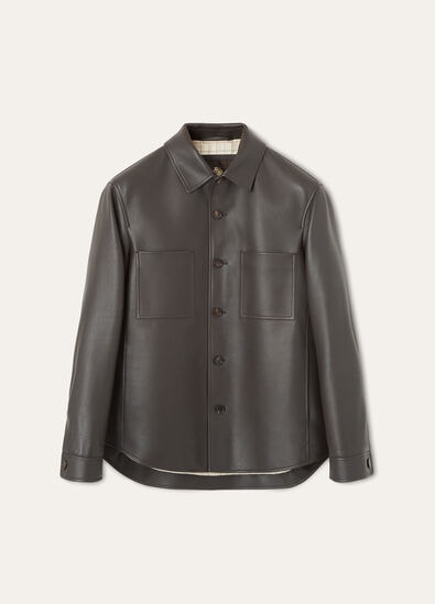 EVANDRO OVERSHIRT LUXURY GRAIN CALFSKIN