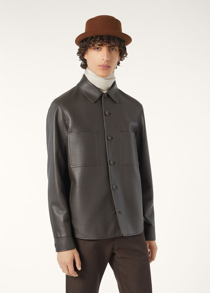EVANDRO OVERSHIRT LUXURY GRAIN CALFSKIN_FAP2182_H303_3