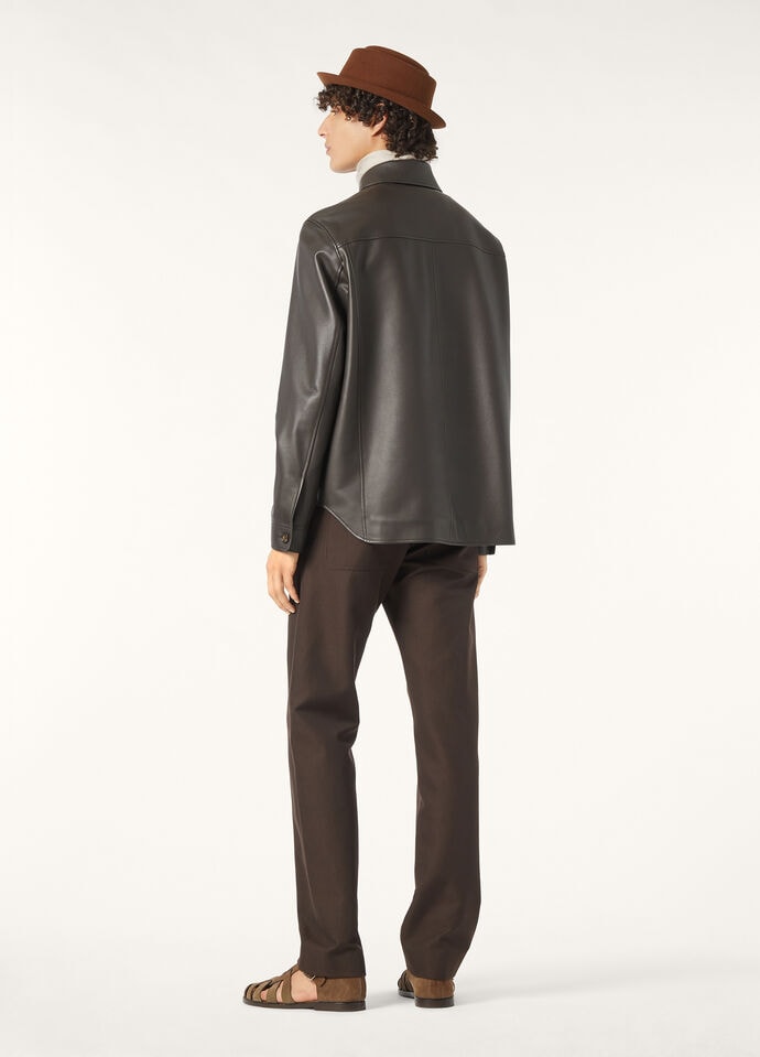 EVANDRO OVERSHIRT LUXURY GRAIN CALFSKIN_FAP2182_H303_4