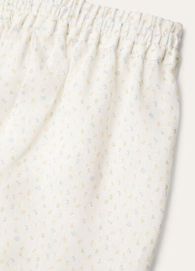 FINN PANTS LINEN LITTLE NUMBERS