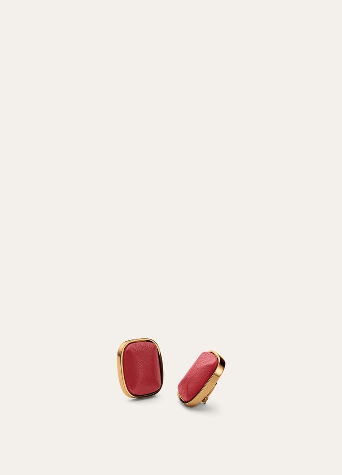 BONBON ROUND EARRINGS ROUNDED LEATHER_FAP2223_R0EB_NR_2