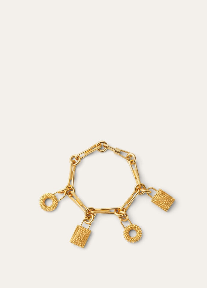BUBBLE CHARM CHAIN BRACELET BRASS_FAP2231_20GI_NR_2