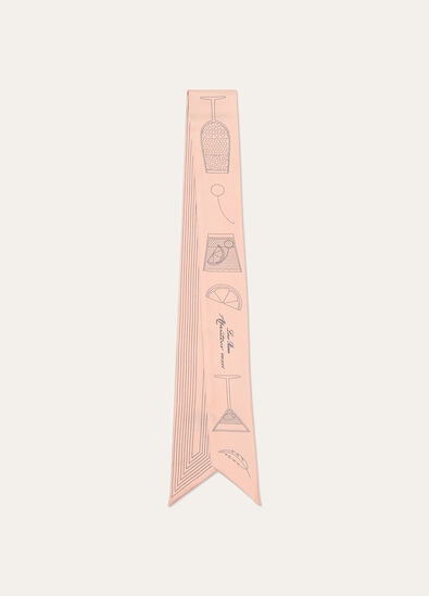 LORO PIANA APERITIVO TIE BAND 108 SILK TWILL