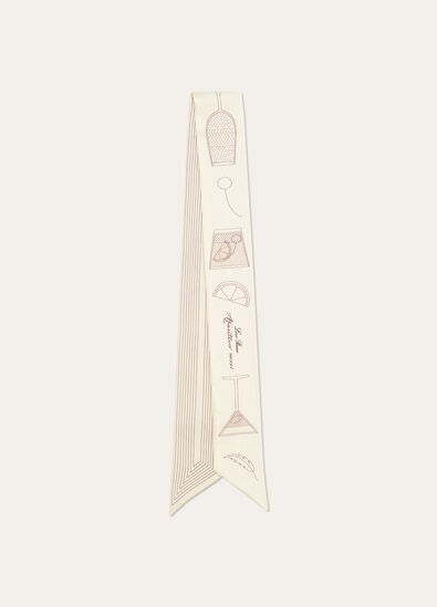 LORO PIANA APERITIVO TIE BAND 108 SILK TWILL