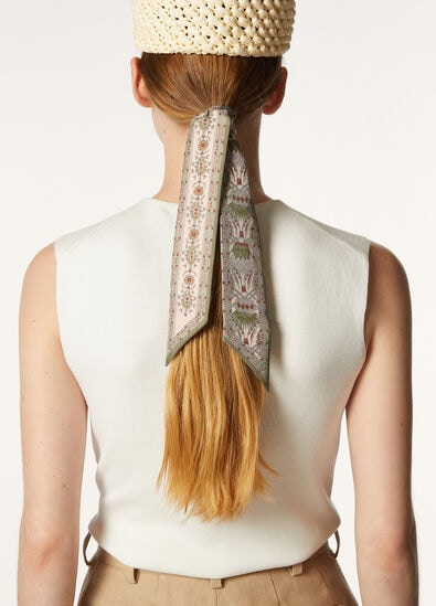 LORO PIANA CARDO VENEZIANO TIE BAND 86 SILK TWILL