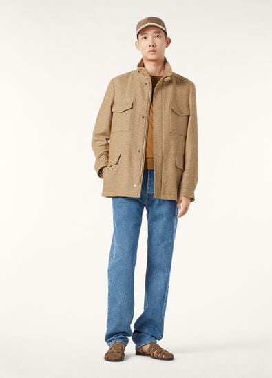 TRAVELLER FIELD JACKET CASH SILK CHEVRON RAIN