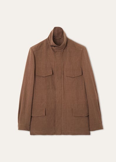 TRAVELLER FIELD JACKET LINEN SILK