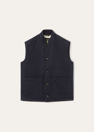 HENLEY VEST CASH STORM