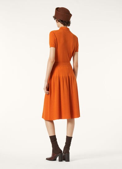 ROYAL LIGHTNESS RIBBED SKIRT WOOL SILK GG18