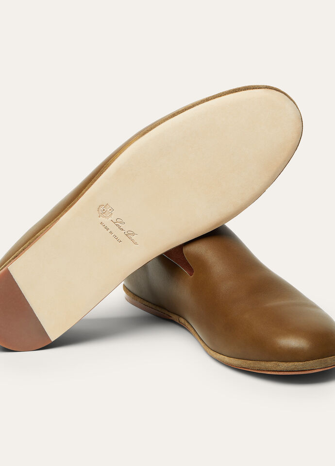 Anton Minimal Walk Loafer Suede Woodland Hues | Loro Piana US