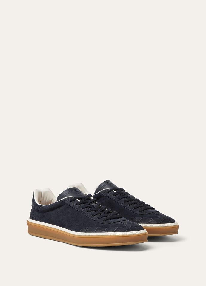 TENNIS WALK SUEDE NABUK ALLIGATOR_FAP2501_W000_42_3