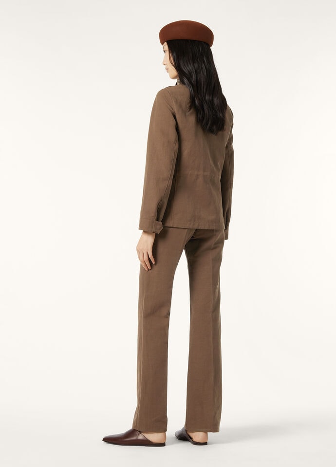TRAVELLER MINI FIELD JACKET LINEN NATTE' A_FAP2547_H0V0_4