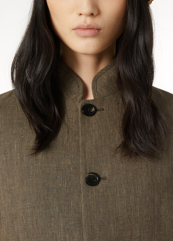SPAGNA SB JACKET SUMMER LINEN CREPE CHEVRON_FAP2553_F6MB_2