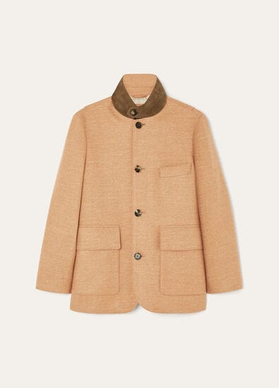 ROADSTER MINI JACKET LIGHT MELTON CASH WOOL