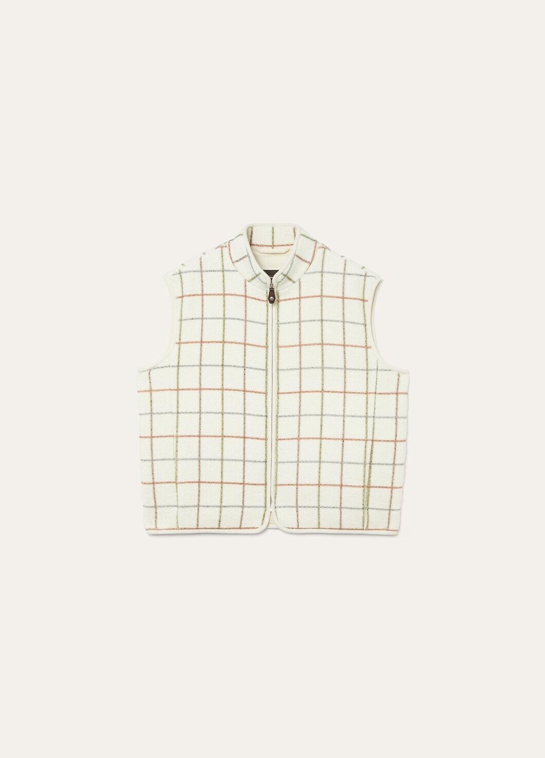 FLORES VEST BELT PRINTED WOOL