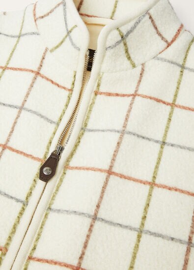 FLORES VEST BELT PRINTED WOOL