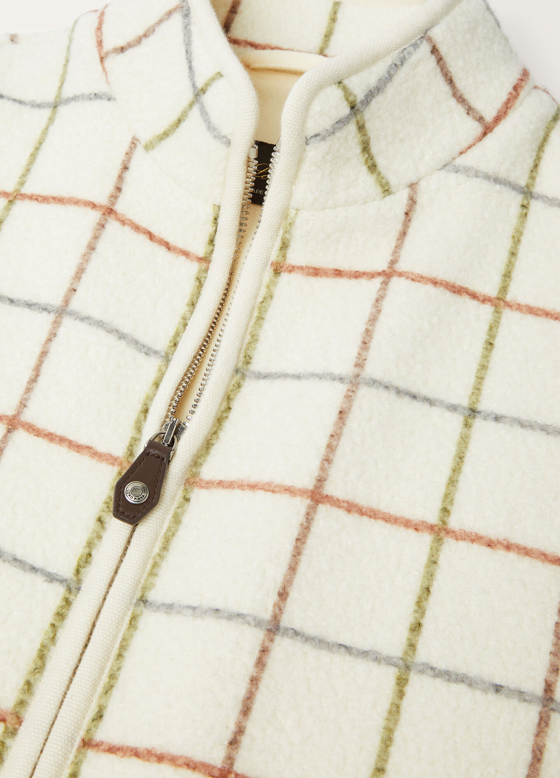 FLORES VEST BELT PRINTED WOOL