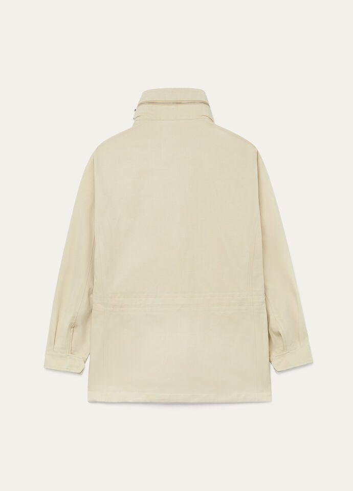 TRAVELLER FIELD JACKET LINEN SILK BELT STORM_FAP2581_A06W_2