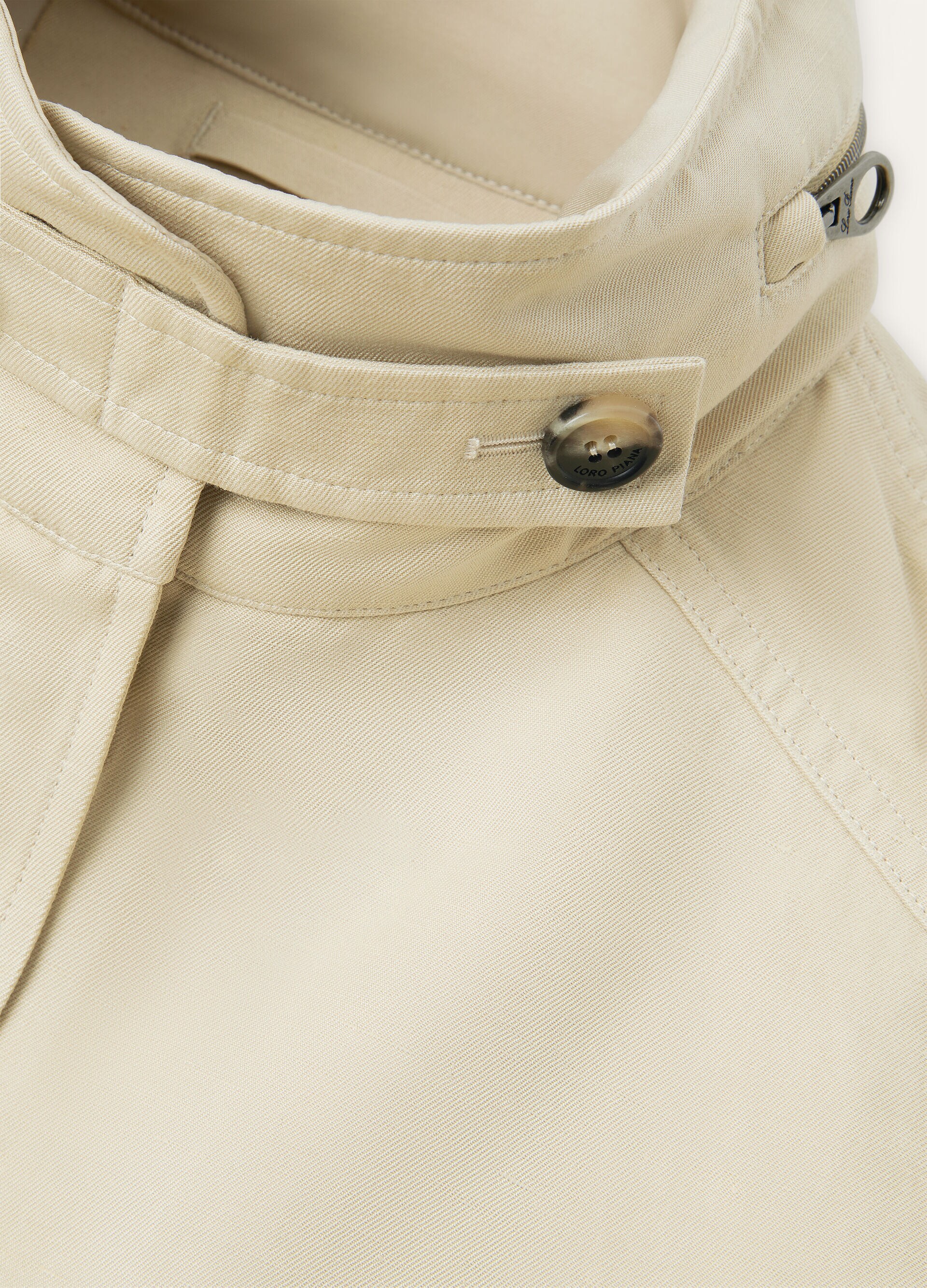 TRAVELLER FIELD JACKET LINEN SILK BELT STORM