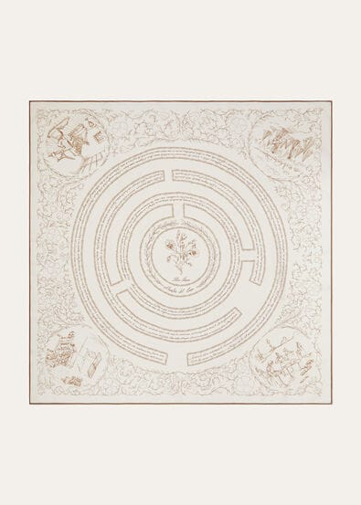 LORO PIANA MAESTRI DEL LINO FOULARD 90 SILK TWILL