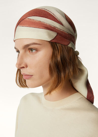 LORO PIANA PUNTO NIDO D'APE FOULARD 90 S.LIGHT