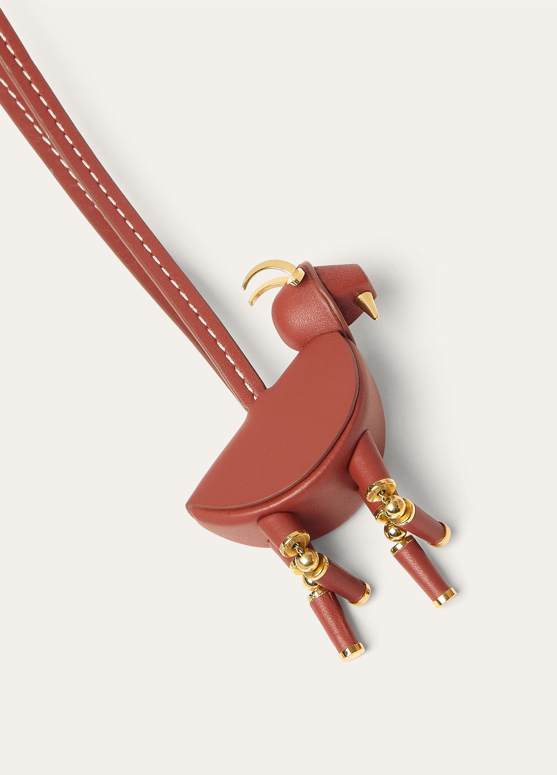 GOAT CHARM ROUNDED LEATHER