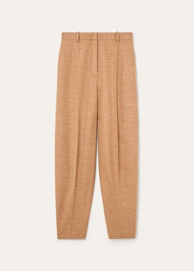 DAN TROUSERS LIGHT MELTON CASH WOOL