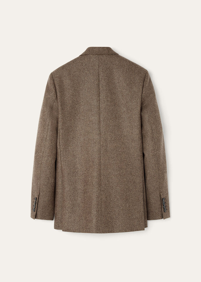 International Jacket Cashmere, Virgin Wool Dark Granite