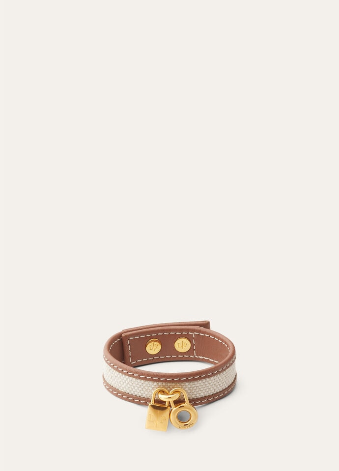EXTRA BRACELET NATURAL CANVAS/ROUNDED LEATHER_FAP2701_B5A7_L_2
