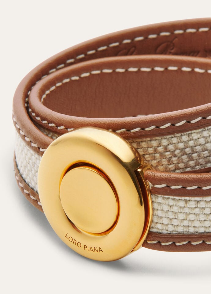 GHIERA BRACELET NATURAL CANVAS/ROUNDED LEATHER_FAP2703_B5A7_NR_4