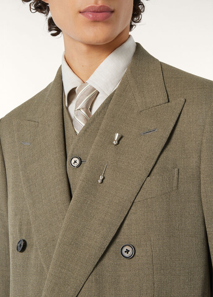 MILANO PEAK DB JACKET HOPSACK WOOL_FAP2825_518F_48_2