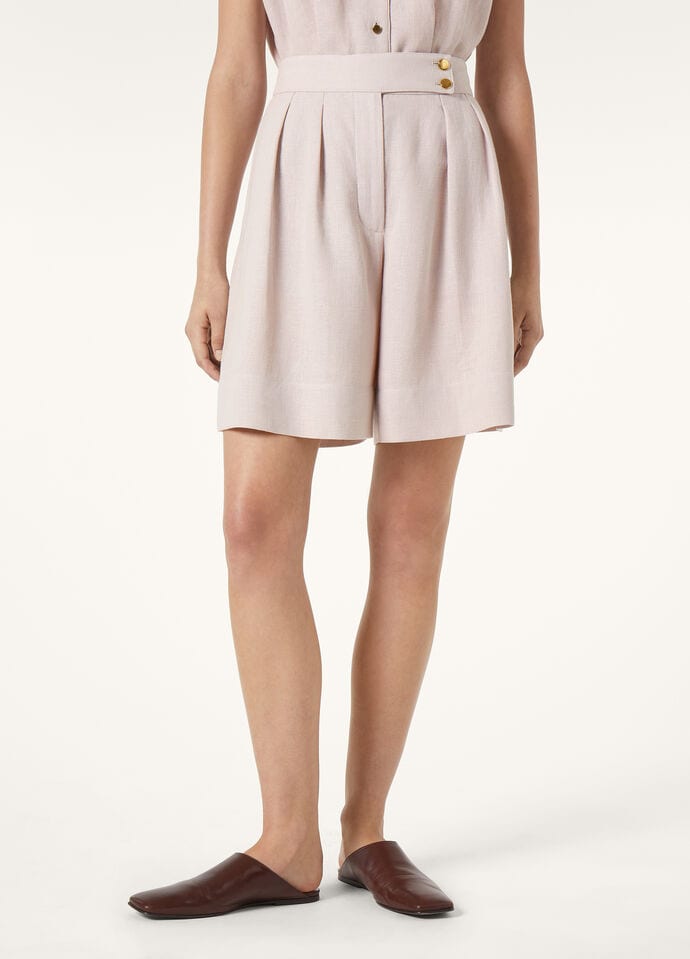 DORIN BERMUDA SUMMER LINEN CREPE_FAP2933_M0T6_46_3