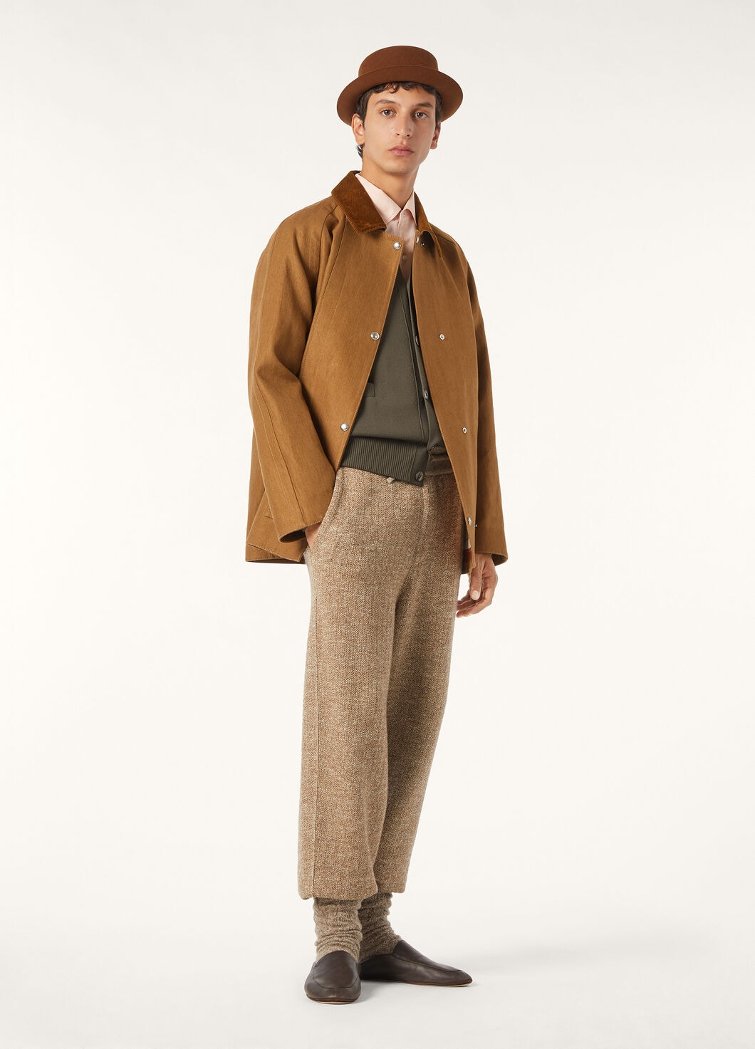 CELLINA PANTS MOULINE WOOL LINEN SILK_FAP2959_D0SV_1