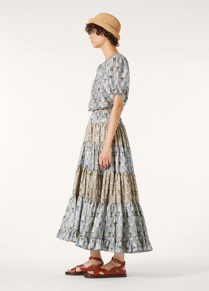 HERTA SKIRT CARDO VENEZIANO SILK_FAP3007_B4Z5_38_1