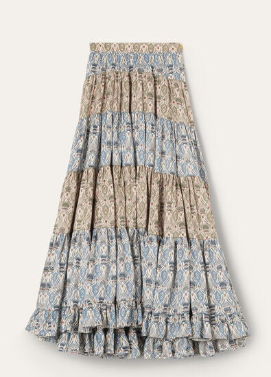HERTA SKIRT CARDO VENEZIANO SILK