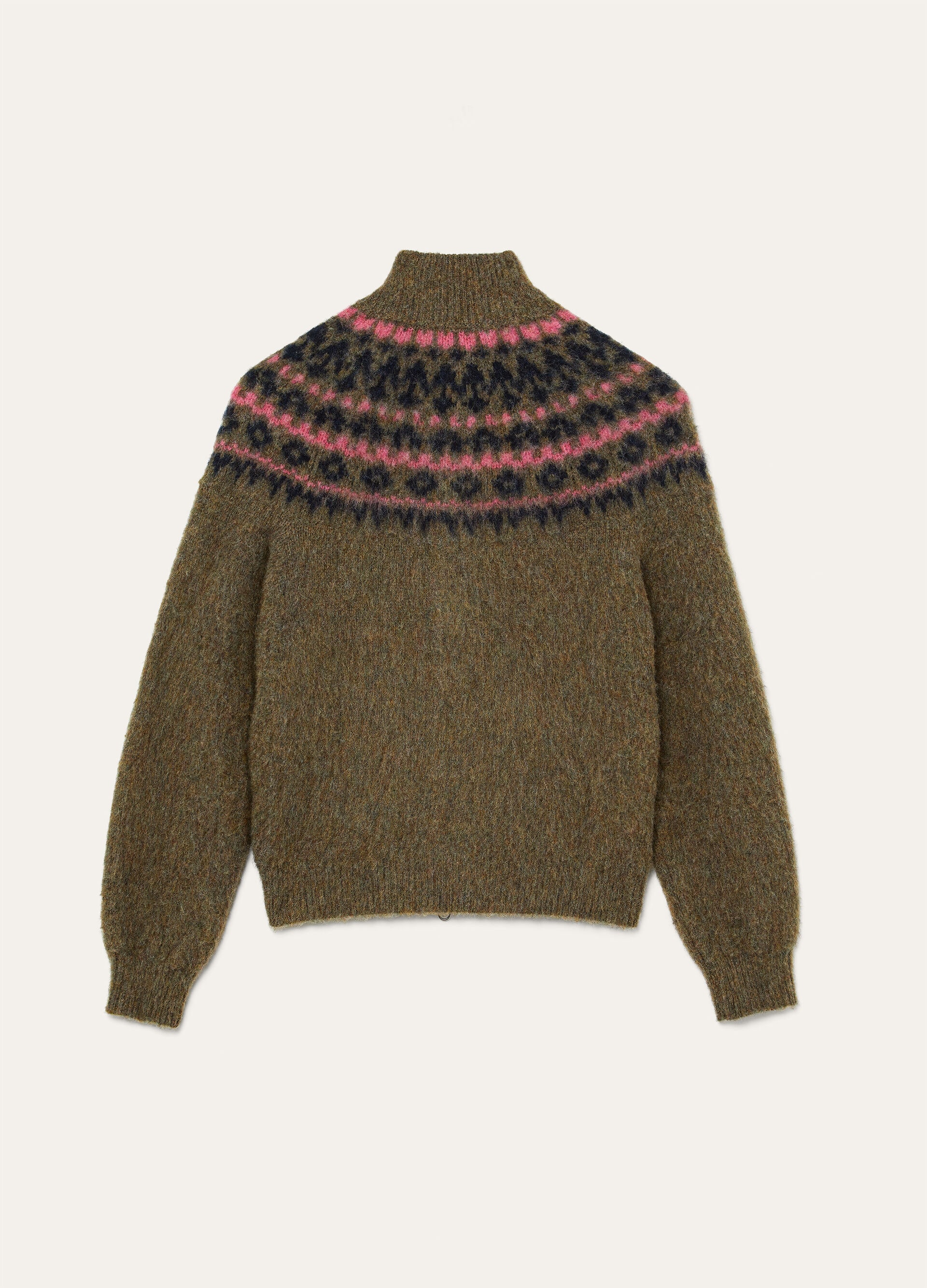 GRIVOLA BOMBER SWEATER WOOL GG 5