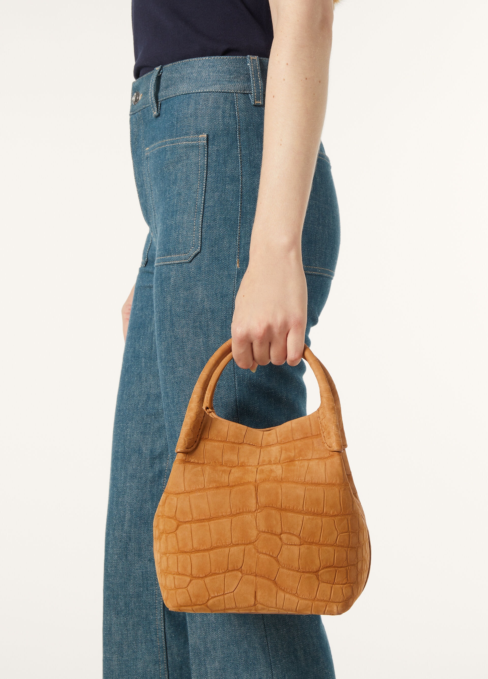 BALE SMALL NUBUCK ALLIGATOR