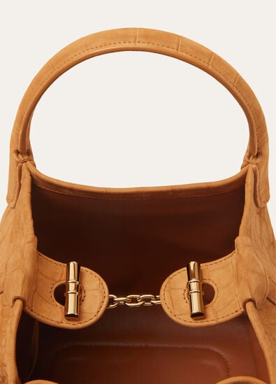 BALE SMALL NUBUCK ALLIGATOR