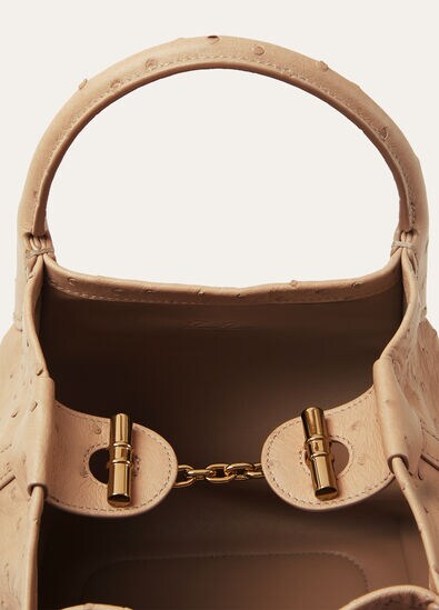 BALE SMALL OSTRICH SADDLE FINISH
