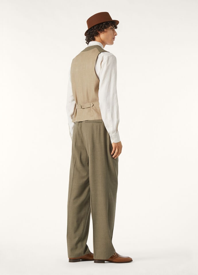 JOETSU TROUSERS HOPSACK WOOL_FAP3184_518F_4