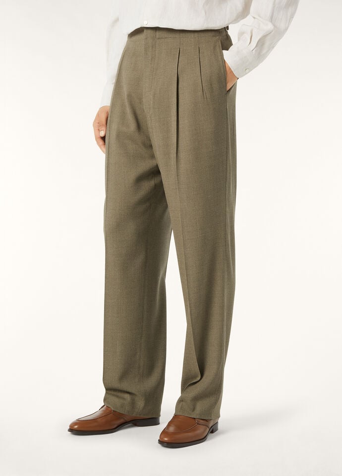 JOETSU TROUSERS HOPSACK WOOL_FAP3184_518F_3