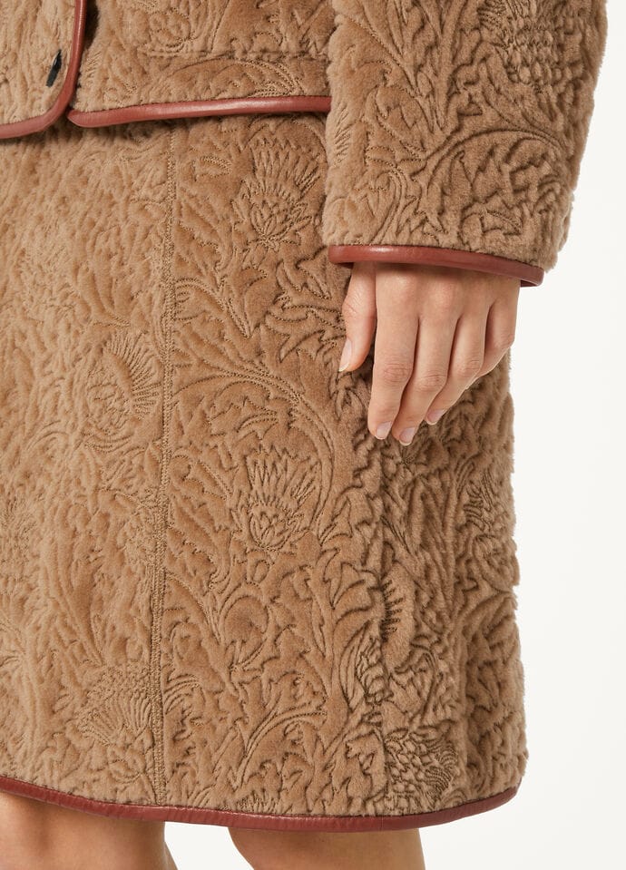 ANNELISE EMBR. SKIRT WOOLFUR CARDO EMBROIDERY_FAP3208_D0R4_2