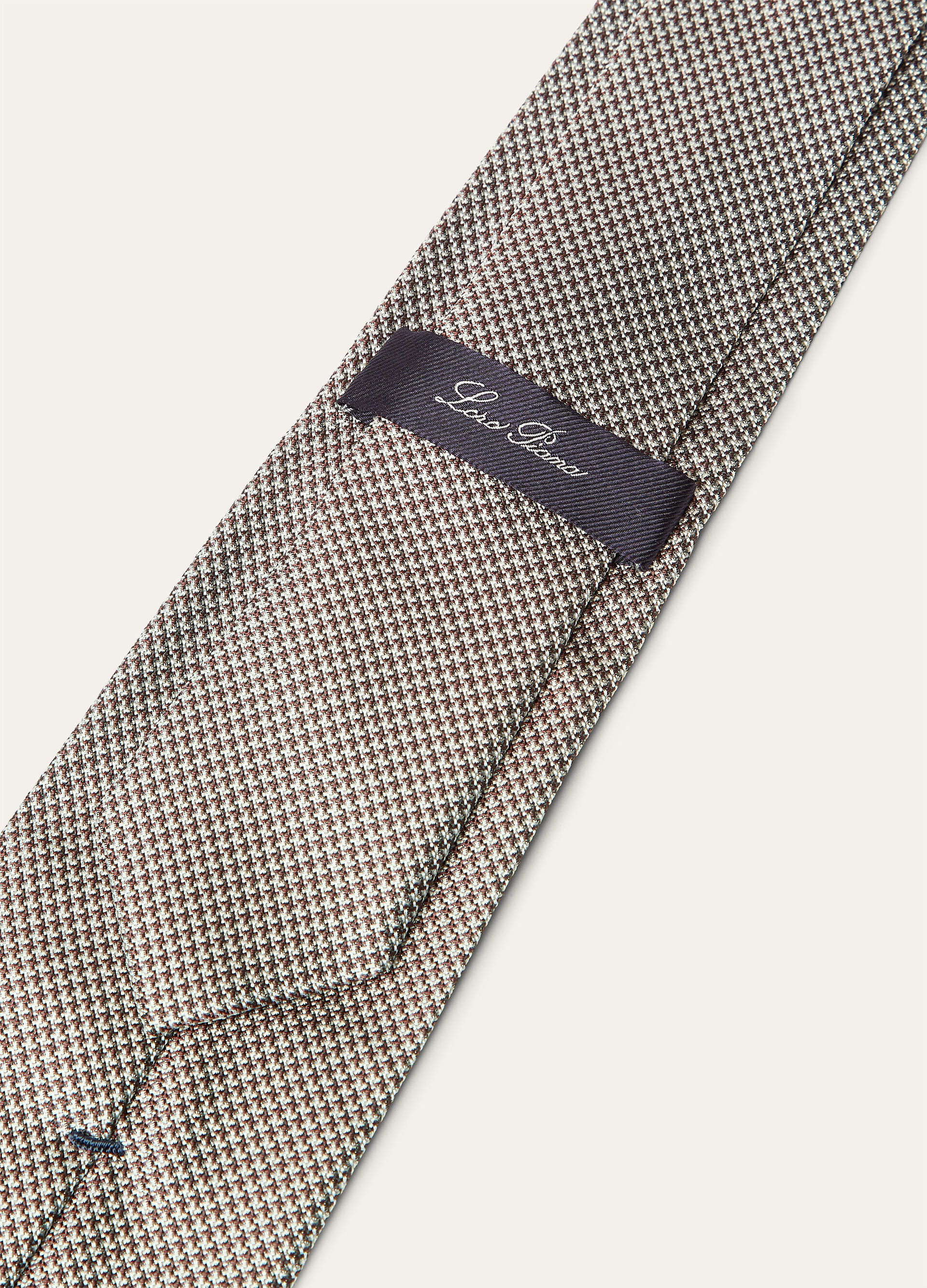 YALE PIED DE POULE TIE 8 SILK
