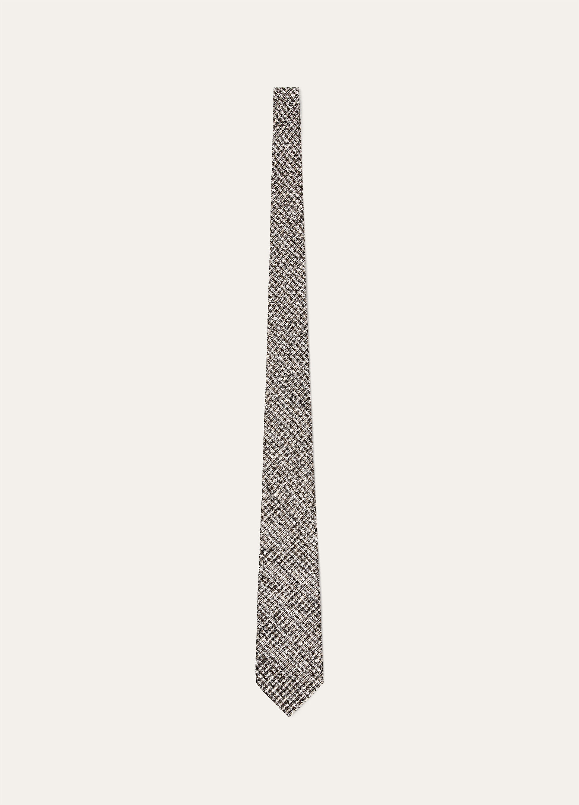 YALE TARTAN TIE 8 SILK