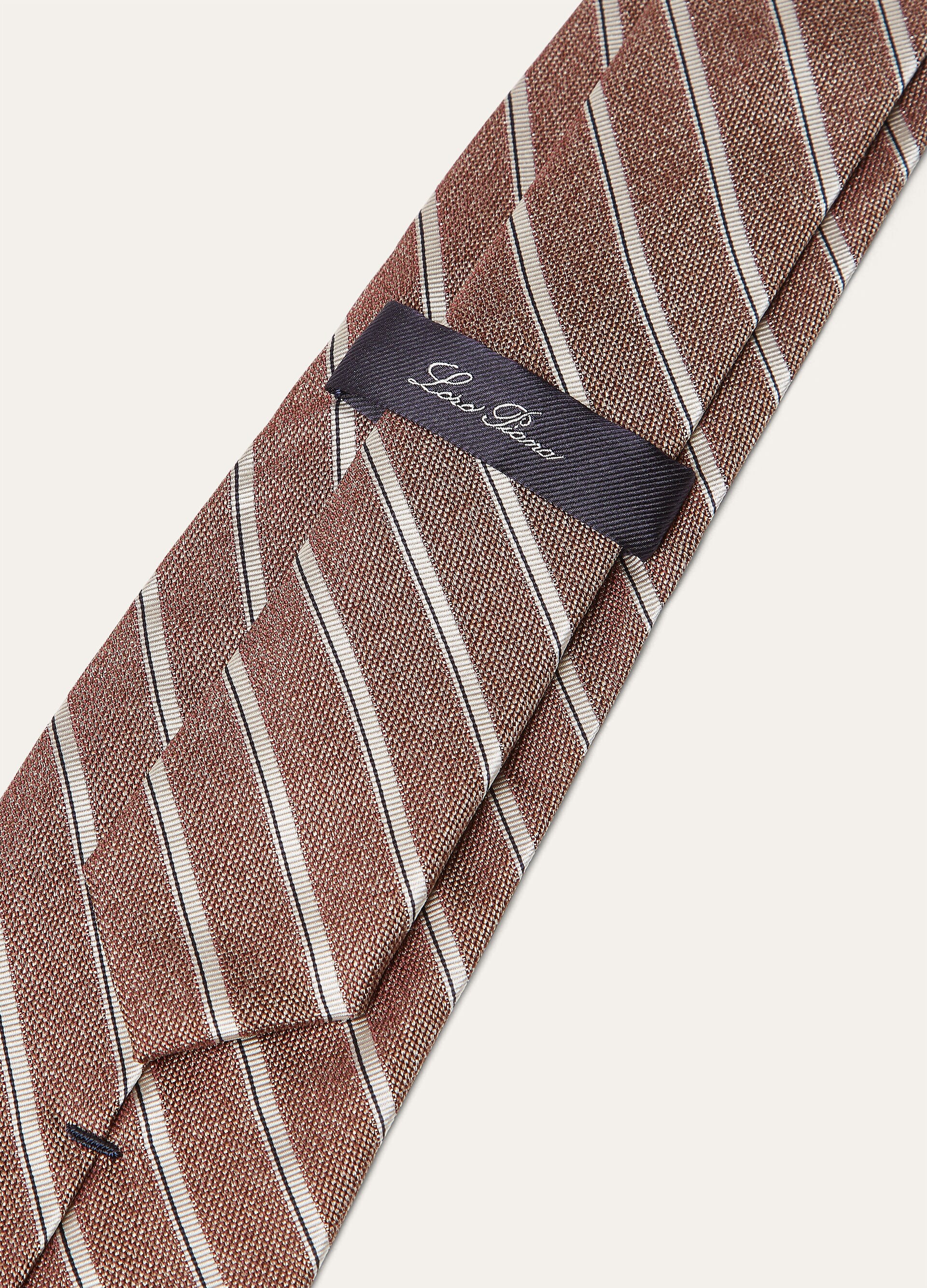 YALE DIAGONAL STRIPES TIE 8 SILK