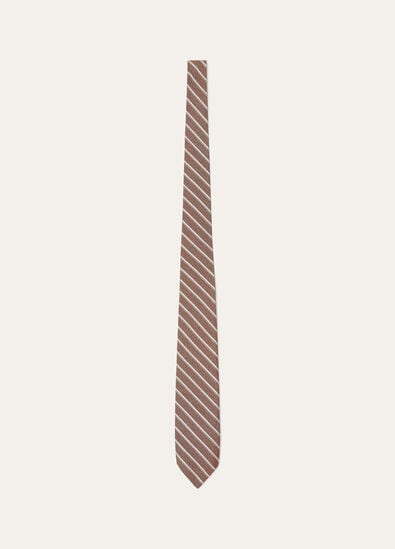 YALE DIAGONAL STRIPES TIE 8 SILK