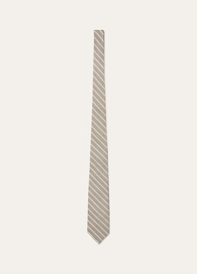 YALE DIAGONAL STRIPES TIE 8 SILK